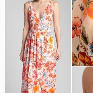 Gap Floral Print Maxi Dress